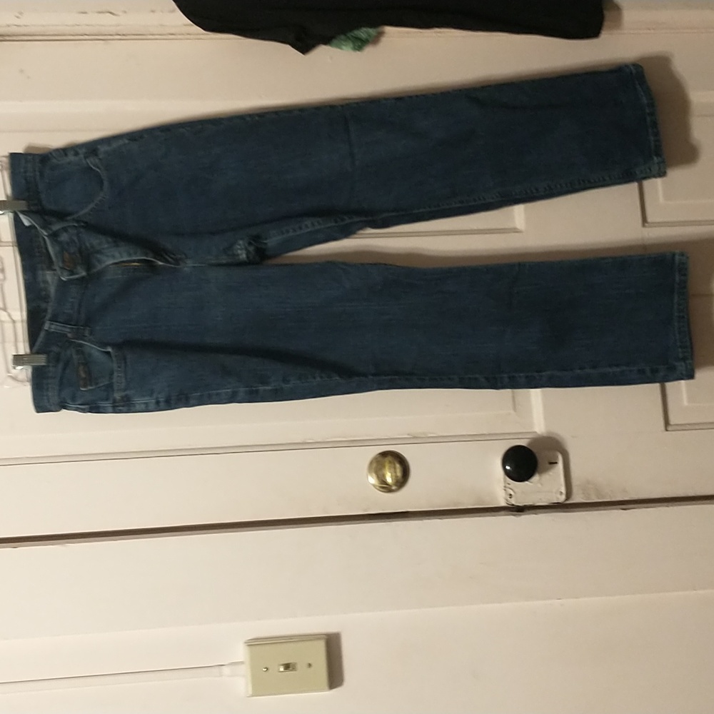 Denim Riders 14P blue jeans straight leg dark wash excellent condition